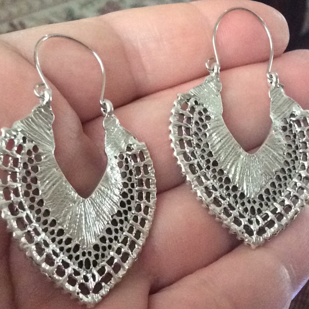 ❤️Fashion Vintage Silver Plated Earrings - Picture 3 of 8